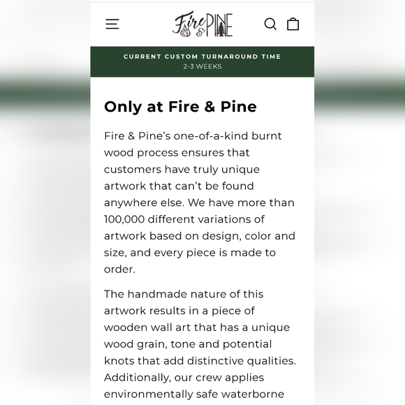 NEW FIRE & PINE Dog Lover Owner Artisan Wall Art Carolina USA Wood Seafoam Green - Picture 3 of 11